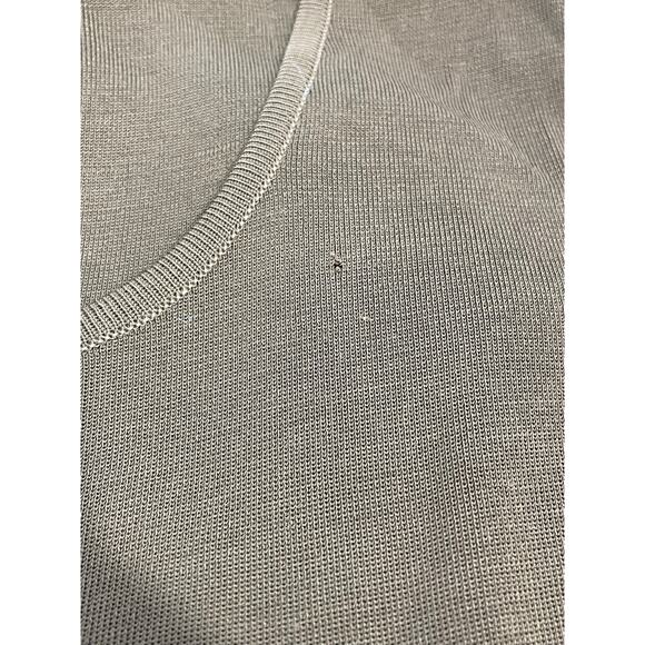 Ming Wang Dress XS Brown Stretch Knit Sleeveless Minimalist Quiet Luxury NWT - Picture 7 of 7